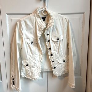 Etcetera Jacket - off- white, cream color - size 6